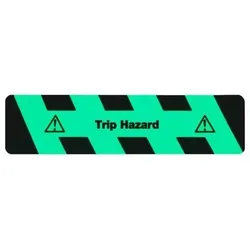 m2-AntirutschbelagTM, nachleuchtend SG, "Trip Hazard"