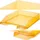 HAN Briefablage C4 Standard orange transparent Packung mit 6 Stück