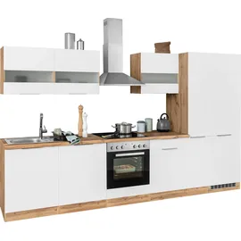 kochstation Küchenzeile KS-Luhe 330 cm weiß