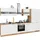 kochstation Küchenzeile KS-Luhe 330 cm weiß