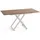 WFL GROUP Axen Braun Walnuss 120-160 x 80 x 38-75 cm
