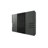 WIMEX Schwebetürenschrank Saigon - schwarz - Maße cm B: 270 H: 210 T: 64.0