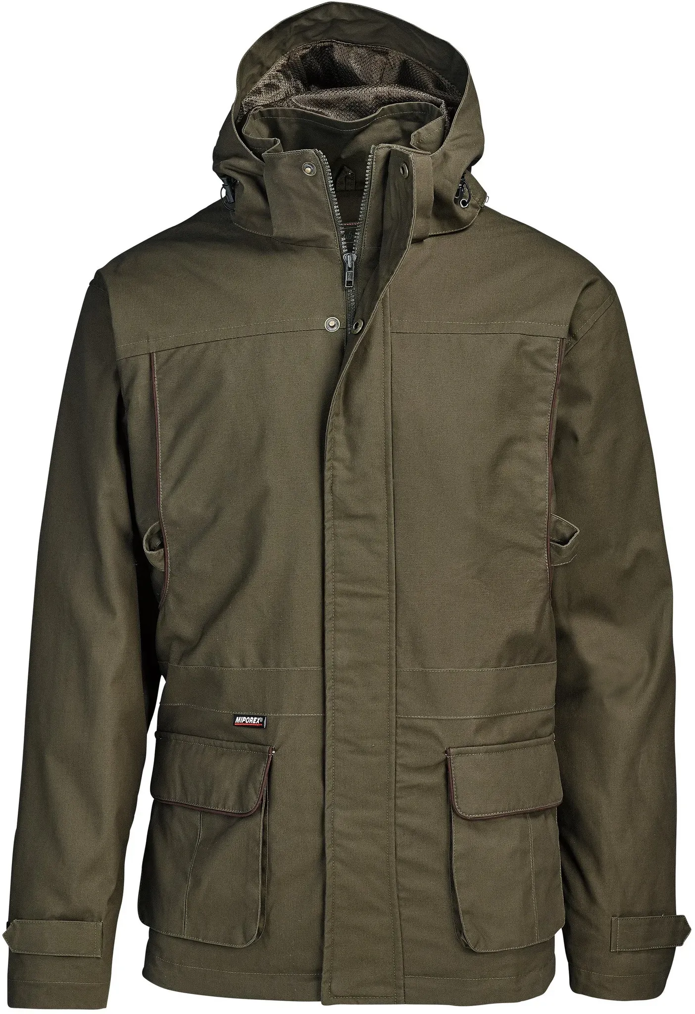 Hubertus Jagdjacke Zillertal OS 50, oliv-braun, 66