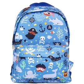 A Little Lovely Company Piraten-Rucksack, Blau, - Middelgroot
