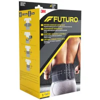 3M Rückenbandage anpassbar 1 St Schwarz One Size
