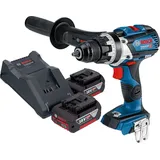 Bosch GSR 18V-110 C Professional, Akku Bohrschrauber 18 V 110 Nm Brushless + 2x Akku 4,0 Ah + Ladegerät