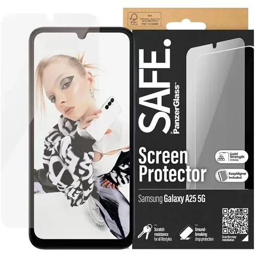 Screen Protector Samsung Galaxy A25 5G | Ultra-Wide Fit w. EasyAligner