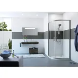 Hüppe Duschabtrennung Classics 2 1/4 Kreis Gleittür 90 / 90 x 190 cm