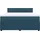 vidaXL Boxspringbett 180 x 200 cm Blau
