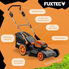 FUXTEC FX-E2RM46PROSET inkl. 2 x 5,0 Ah