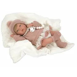 Baby-Puppe Arias Abril – Liebevoll gestaltet mit kuscheliger Decke!