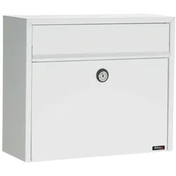 ALLUX LT150 Briefkasten - Weiss mit Euro Schloss