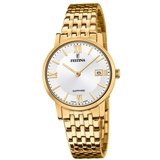 Festina Damenuhr Edelstahl gold Festina Swiss Made Armbanduhr D2UF20021/1 - Goldfarben