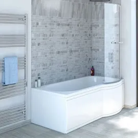HAK Skali Raumsparbadewanne 167,5 x 85 cm (Komplettset)