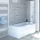 HAK Skali Raumsparbadewanne 167,5 x 85 cm (Komplettset)