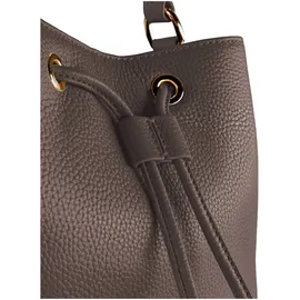 lazarotti Bologna Leather Beuteltasche Leder Grau