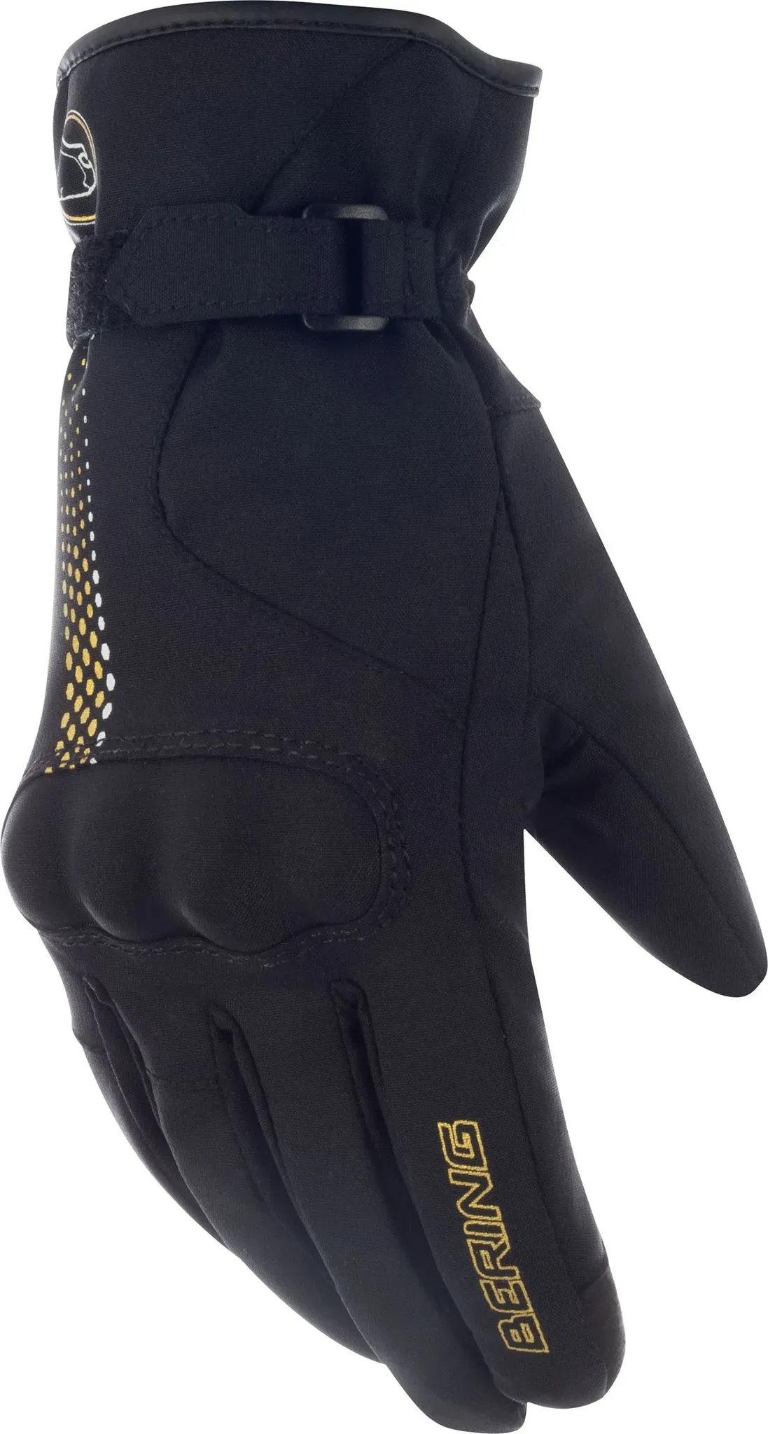 Bering Carmen, gants imperméables pour femmes - Noir/Or - 6