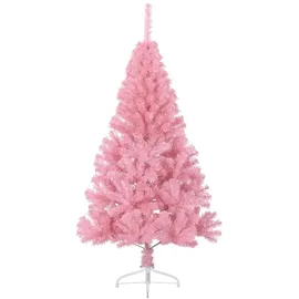 vidaXL Künstlicher Halb-Weihnachtsbaum Rosa 120 cm