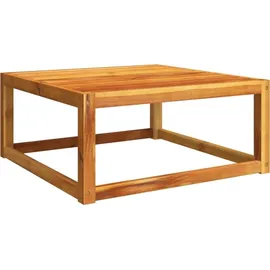 vidaXL 4-tlg. Garten-Sofagarnitur mit Kissen Massivholz Akazie & Rattan - Braun