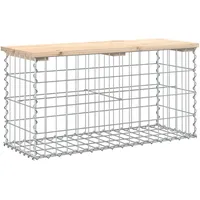 deluke Gabionenbank BIKS 83 × 31,5 × 42 cm