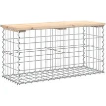 deluke Gabionenbank BIKS 83 × 31,5 × 42 cm