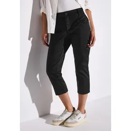 STREET ONE Satin 3/4-Hose Schwarz 32