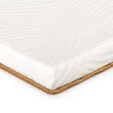 Newentor Newentor® 2in1 Härtegrade Gel Topper 10cm Höhe Öko-TEX® Zertifiziert Matratzen Topper - Matratzentopper für Boxspringbett Wohnwagen Schlafsofa, Bezug Waschbar