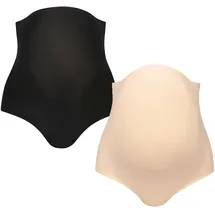 ANITA MATERNITY 2er-Pack Umstands-Slip, schwarz, S