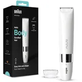 Braun Mini Body- Bikini-Trimmer BS1000 weiß