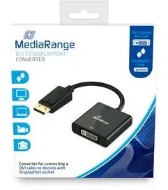MediaRange MRCS174 Videokabel-Adapter 0,15 m DVI DisplayPort Schwarz