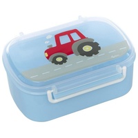 sigikid Lunchbox Lunchbox Brotdose mit Rohkostschälchen, 100% Polypropylen, (1-tlg), blau