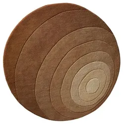 Verpan - Luna Teppich Ø120 Dunkel Sand
