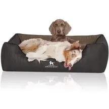 Knuffelwuff Hundebett Outback XXL 120 x 85 cm schwarz/taupe
