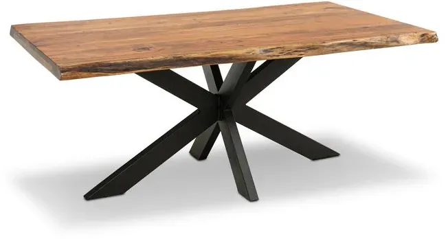 G+K Esstisch Kingman 180 x 90 cm Holz Braun Akazie