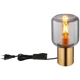 GLOBO Tischlampe Messing Gold