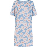 MEY Damen, Pyjama, Caja Nachthemd Blau, 44