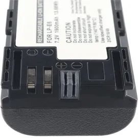 AccuCell Akku passend für Canon LP-E6, EOS 7D, EOS 5D MarkII, 1900mAh