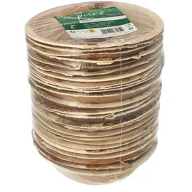Papstar Palmblatt-Schale rund 425 ml 25 St. Beige
