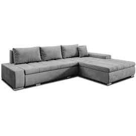 ax living Eckcouch Grau 2-Sitzer