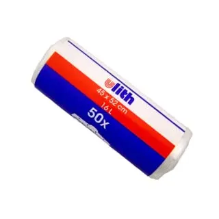 WBV Müllbeutel 16 Liter 45 x 52 cm weiß 50 Stück