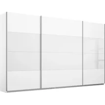 Rauch Schwebetürenschrank RAUCH "Quadra Bestseller Schlafzimmerschrank in vielen Breiten", weiß (weiß, weißglas), B:315cm H:230cm T:62cm, Holzwerkstoff, Schränke, Schwebetürenschrank, Kleiderschrank Garderobenschrank Schrank mit Glaselementen