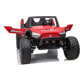 ES-Toys Buggy 928 2X 12V,4x75W Motoren- Allrad 2-Sitzer (Rot)