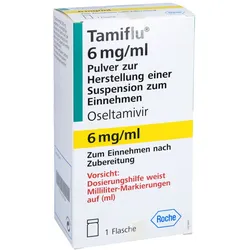 TAMIFLU 6 mg/ml Pulver z.Herst.e.Susp.z.Einnehmen 65 ml