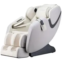 Home Deluxe Massagesessel MARINO mit Premium Webstoffpolsterung Hellgrau - 135,4 x 73,5 x 103 cm 6 Massageprogramme, mit Textilpolsterung, Zero-Gravity