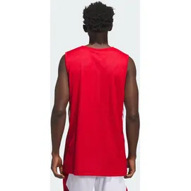 adidas Herren M Everyday Pro Bball Jersey Shirt, Team Power Red/White, XS