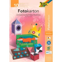 Folia Fotokarton mehrfarbig 300 g/qm 10 Blatt