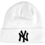 New Era Wintermütze Cuff Beanie New York Yankees weiß