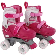 Kids Globe Rollschuhe Rosa/Weiß 27-30