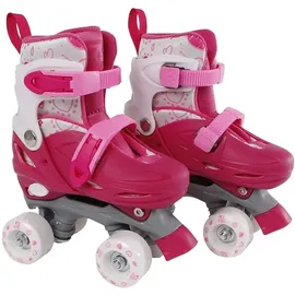 Kids Globe Rollschuhe Rosa/Weiß 27-30