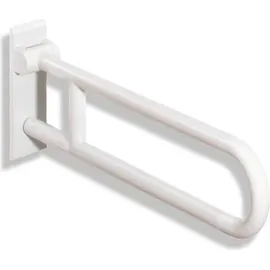 Hewi Serie 801 50.110 99 Stützklappgriff drehbar reinweiß